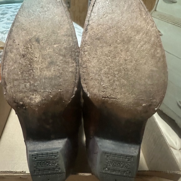 Corral LD Cognac inlay and flowered embroidery Boots Size 6.5 beautiful. - Picture 4 of 8